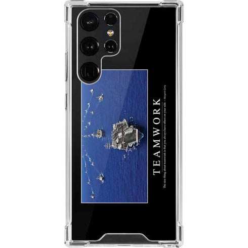 Military Inspirational Poster Galaxy S22 Ultra Clear Case
