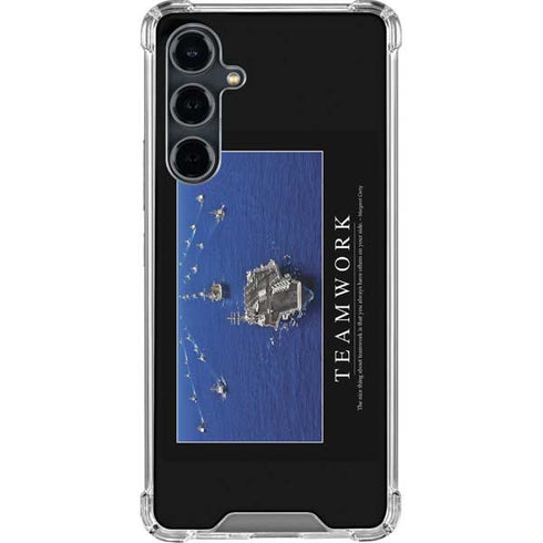 Military Inspirational Poster Galaxy S23 FE Clear Case