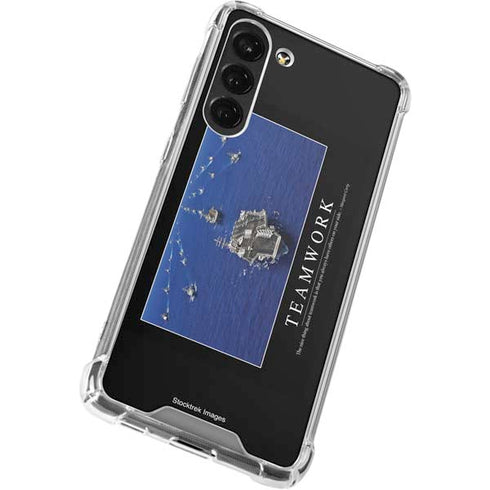 Military Inspirational Poster Galaxy S23 Plus Clear Case