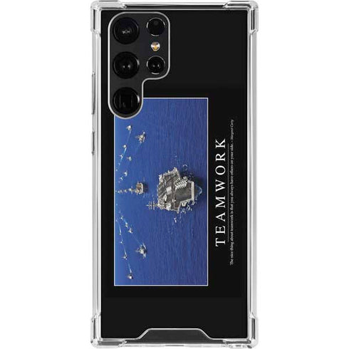 Military Inspirational Poster Galaxy S23 Ultra Clear Case