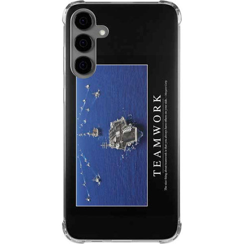 Military Inspirational Poster Galaxy S24 Plus Clear Case