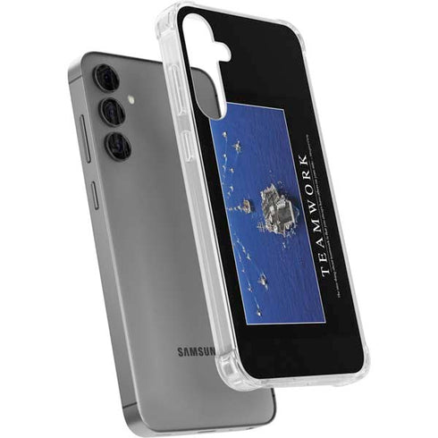 Military Inspirational Poster Galaxy S24 Plus Clear Case