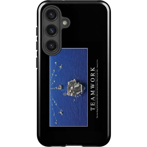 Military Inspirational Poster Galaxy S24 Plus Impact Case