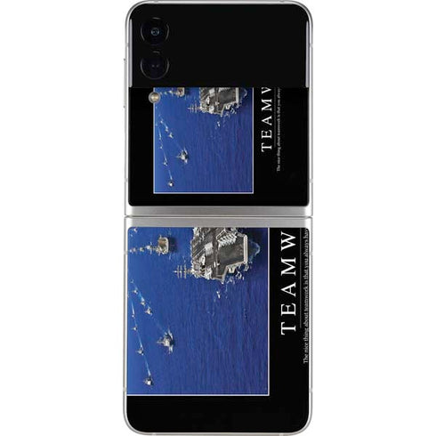 Military Inspirational Poster Galaxy Z Flip3 5G Skin