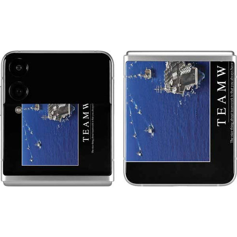 Military Inspirational Poster Galaxy Z Flip4 5G Skin