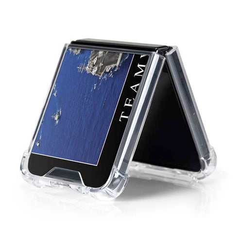 Military Inspirational Poster Galaxy Z Flip5 5G Clear Case