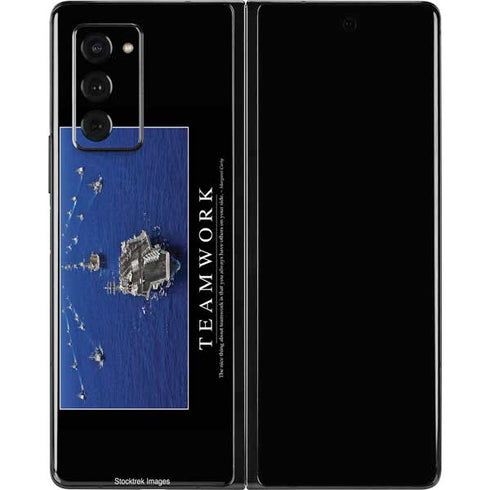 Military Inspirational Poster Galaxy Z Fold2 5G Skin