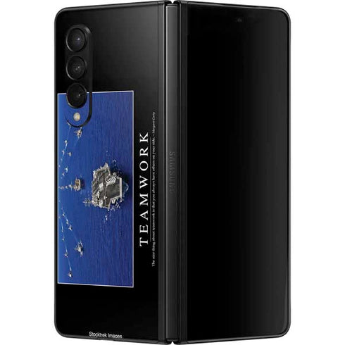 Military Inspirational Poster Galaxy Z Fold3 5G Skin