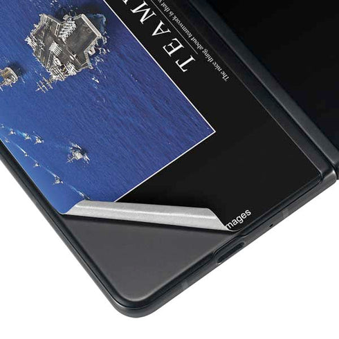 Military Inspirational Poster Galaxy Z Fold4 5G Skin