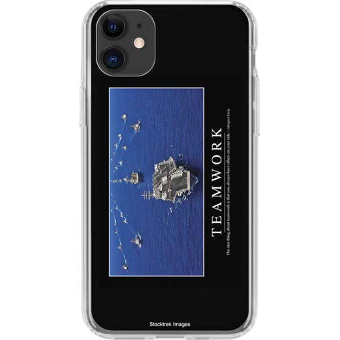Military Inspirational Poster iPhone 11 Clear Case