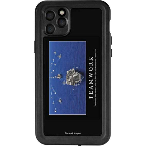 Military Inspirational Poster iPhone 11 Pro Max Waterproof Case