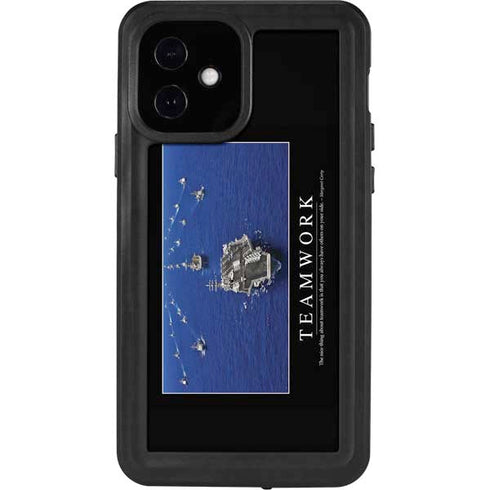 Military Inspirational Poster iPhone 12 Waterproof Case