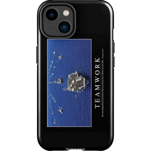 Military Inspirational Poster iPhone 15 Plus Impact Case