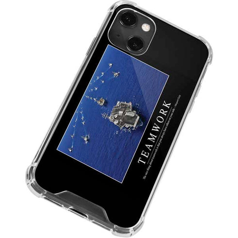 Military Inspirational Poster iPhone 14 Plus Clear Case