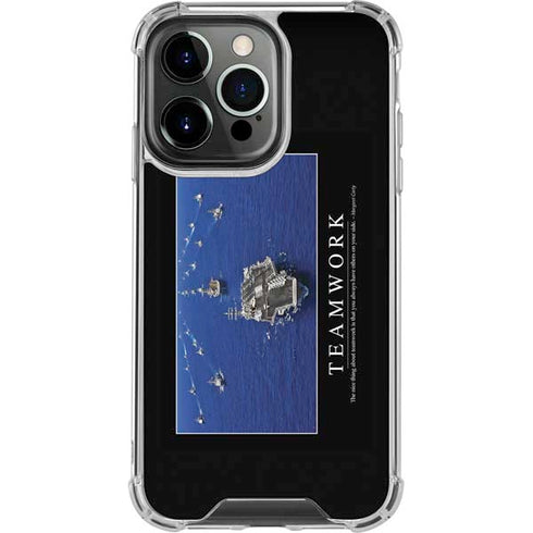 Military Inspirational Poster iPhone 14 Pro Clear Case