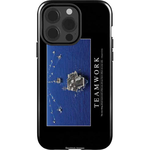 Military Inspirational Poster iPhone 15 Pro Impact Case