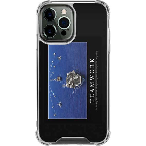 Military Inspirational Poster iPhone 14 Pro Max Clear Case