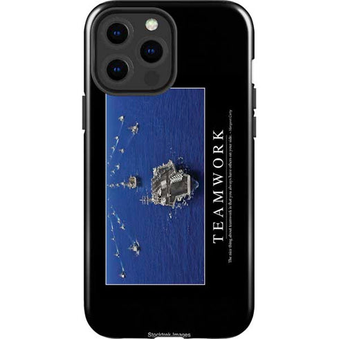 Military Inspirational Poster iPhone 15 Pro Max Impact Case