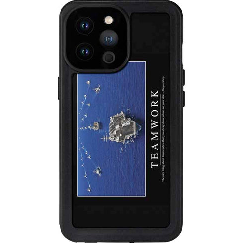 Military Inspirational Poster iPhone 14 Pro Max Waterproof Case