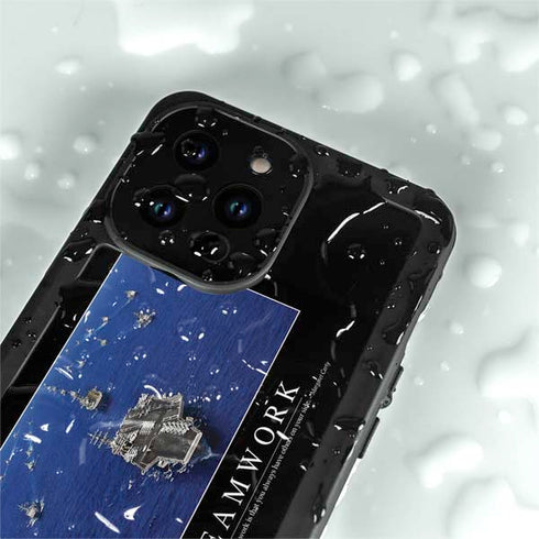 Military Inspirational Poster iPhone 14 Pro Max Waterproof Case