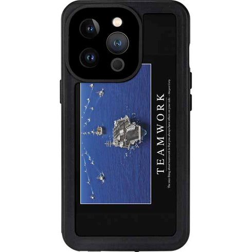 Military Inspirational Poster iPhone 14 Pro Waterproof Case