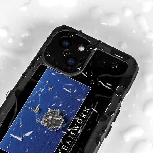 Military Inspirational Poster iPhone 15 Plus Waterproof Case