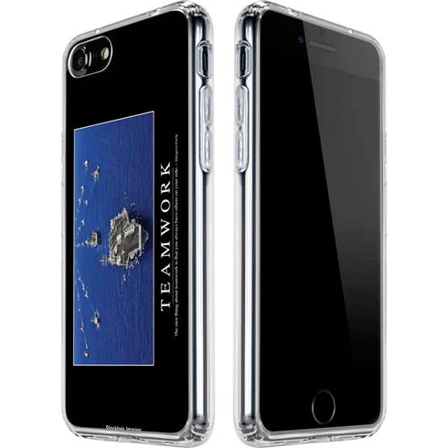 Military Inspirational Poster iPhone SE (2nd & 3rd Gen) Clear Case