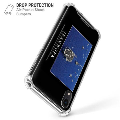 Military Inspirational Poster iPhone XR Clear Case