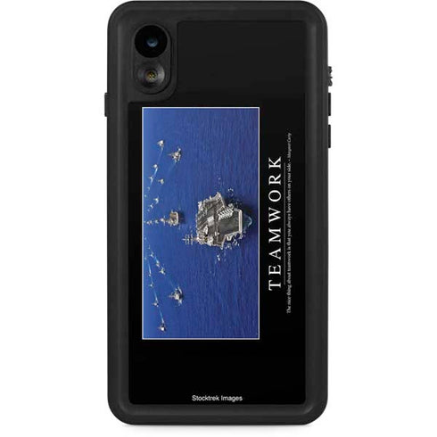 Military Inspirational Poster iPhone XR Waterproof Case