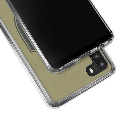 Military Strong Galaxy A21 Clear Case