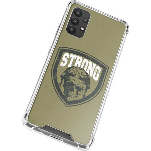 Military Strong Galaxy A32 5G Clear Case