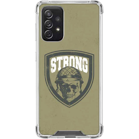 Military Strong Galaxy A72 5G Clear Case