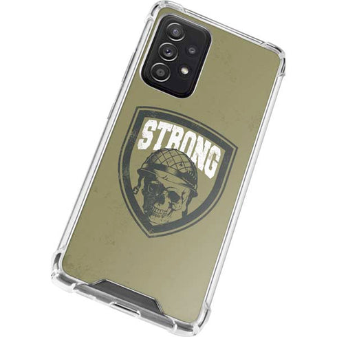 Military Strong Galaxy A72 5G Clear Case