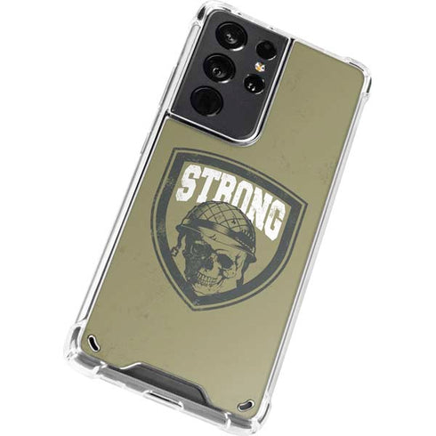 Military Strong Galaxy S21 Ultra 5G Clear Case
