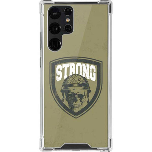 Military Strong Galaxy S22 Ultra Clear Case