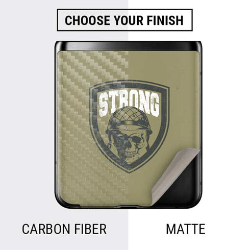 Military Strong Galaxy Z Flip Skin