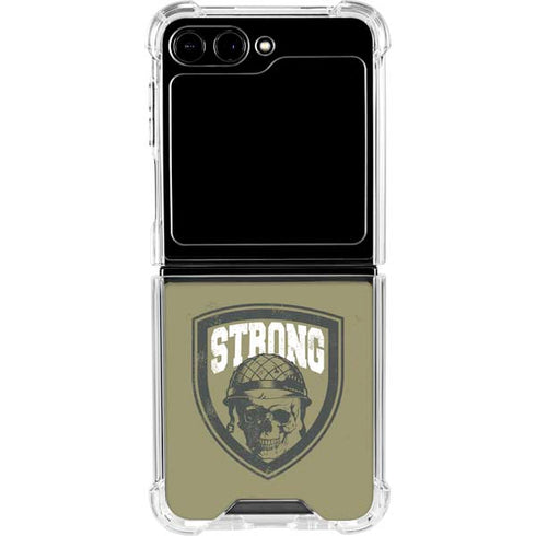 Military Strong Galaxy Z Flip5 5G Clear Case