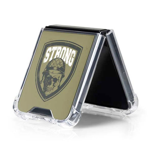 Military Strong Galaxy Z Flip5 5G Clear Case