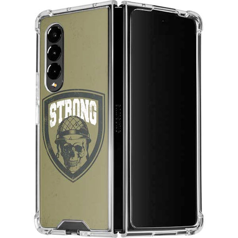 Military Strong Galaxy Z Fold4 5G Clear Case
