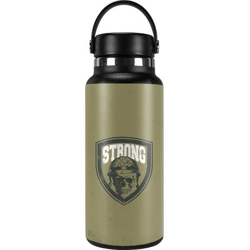 Military Strong Hydro Flask 32oz Wide Mouth Skin