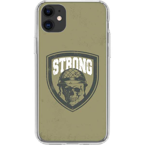 Military Strong iPhone 11 Clear Case
