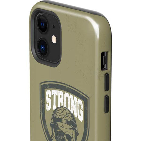 Military Strong iPhone 12 Impact Case