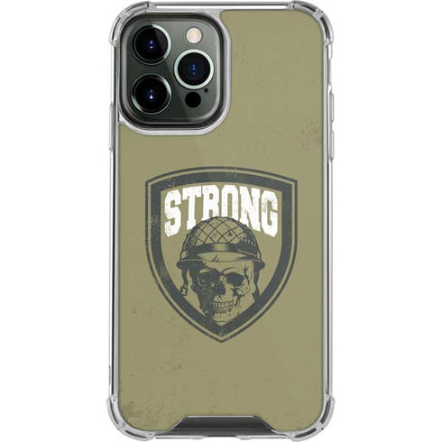 Military Strong iPhone 13 Pro Max Clear Case