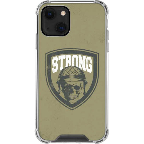 Military Strong iPhone 14 Clear Case