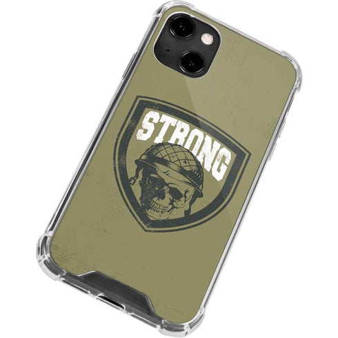 Military Strong iPhone 14 Clear Case