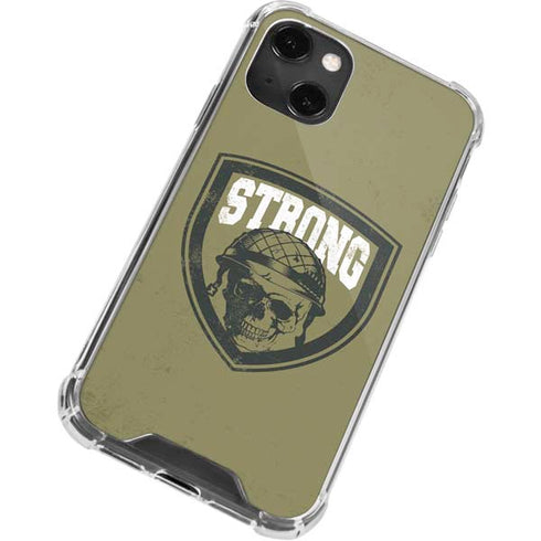 Military Strong iPhone 14 Plus Clear Case