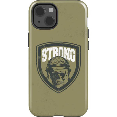 Military Strong iPhone 15 Impact Case