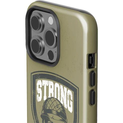 Military Strong iPhone 15 Pro Impact Case