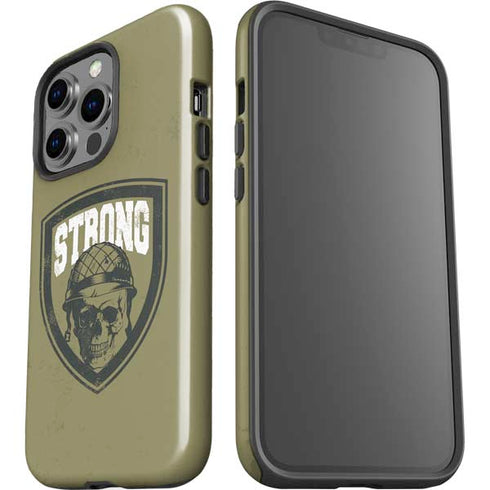 Military Strong iPhone 15 Pro Impact Case