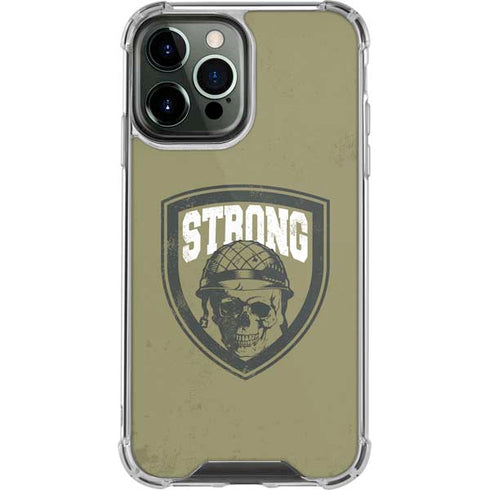 Military Strong iPhone 15 Pro Max Clear Case